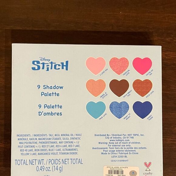 Disney Lilo and Stitch Love Eye Shadow Palette NWT - Picture 10 of 11
